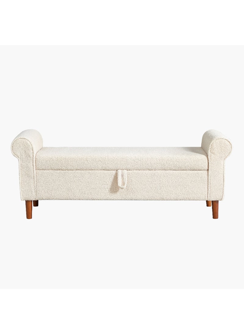 Home Box Paris 3-Seater Fabric Bed Bench with Storage 56 x 59.5 x 157 cm  - Image 2