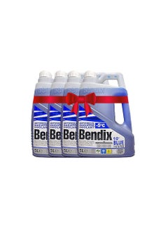 Bendix Pack of 4 Bendix coolant, blue color, 5 liters, antifreeze 