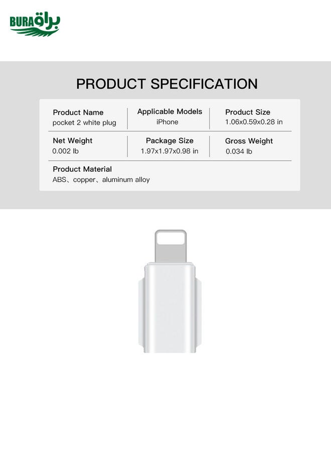 BURAQ RCSTQ Smartphone Adapter for DJI OSMO Pocket 1/2, Colour: 8 Pin  - Image 2