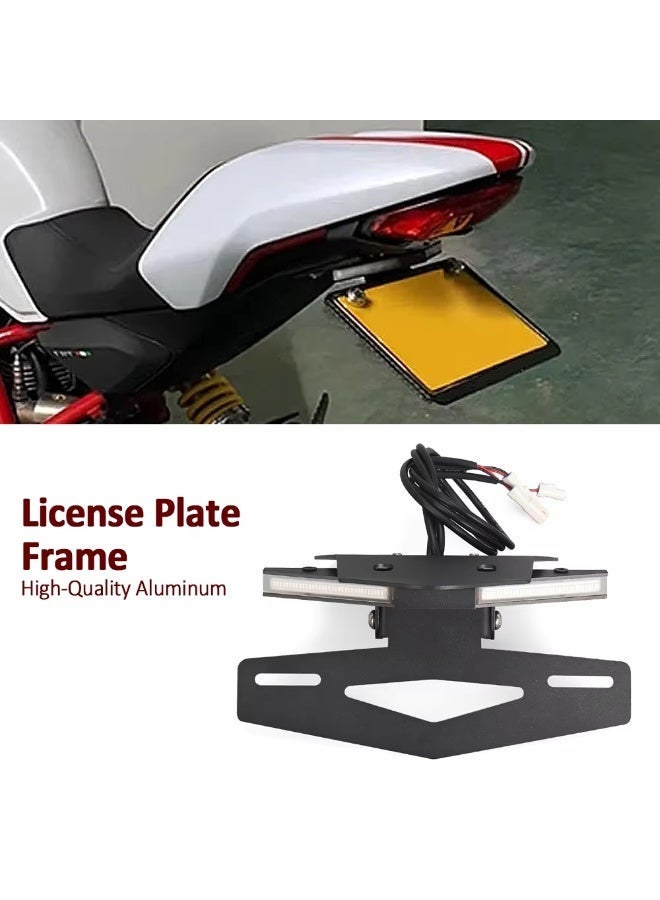 Otilli For DUCATI Supersport 939 Monster 797 821 Motorcycle Accessories Integrated License Plate LED Lights Turn Signal Light Kit - Image 1