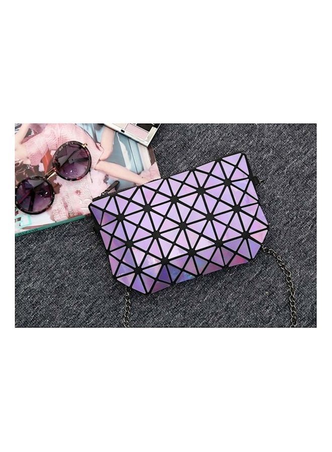 NIBEMINENT Laser Geometric Cosmetic Bag Multi-Functional Diagonal Multicolour - Image 2