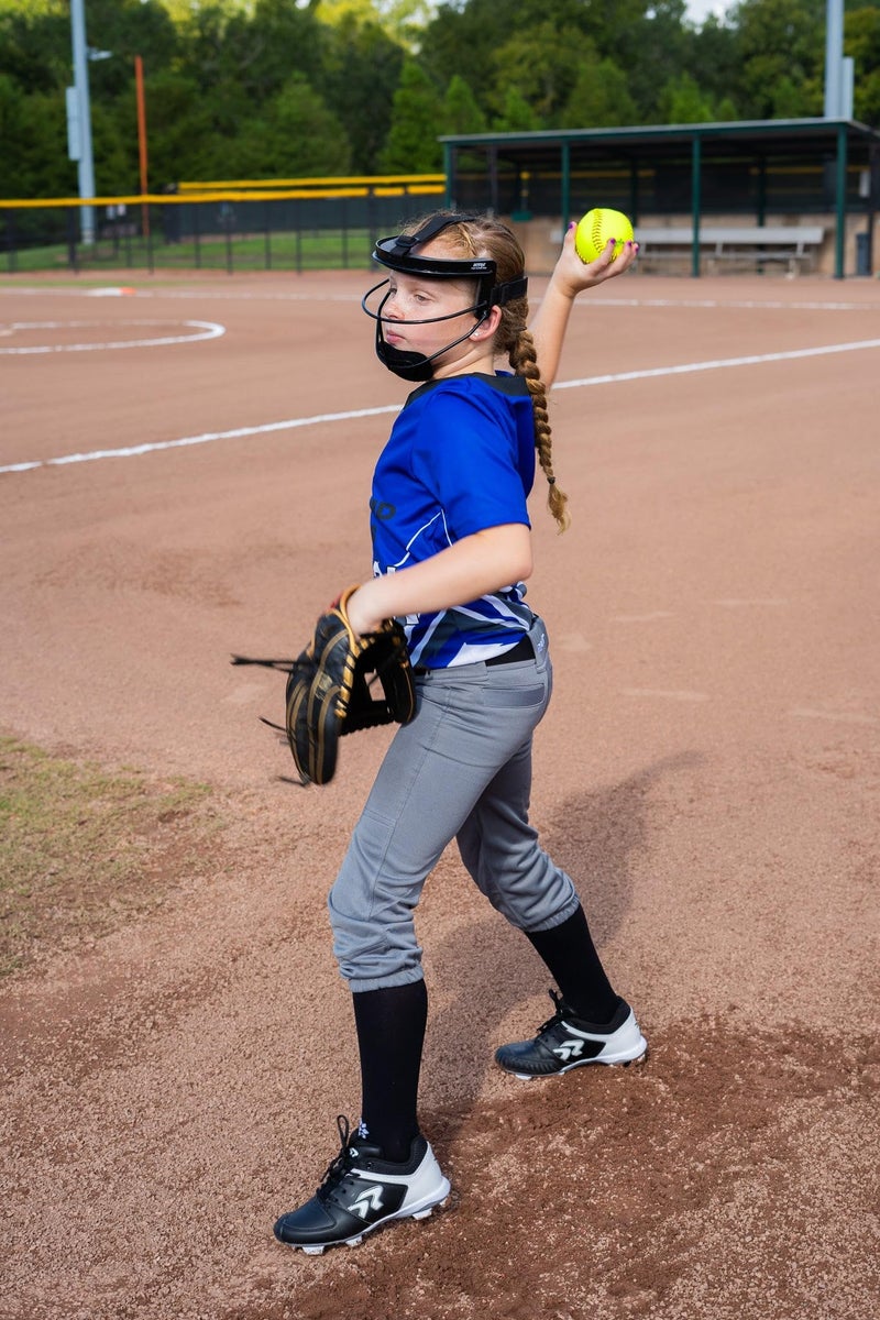 RIP-IT Girl's Classic Softball Pant (Charcoal, Medium) - Image 3