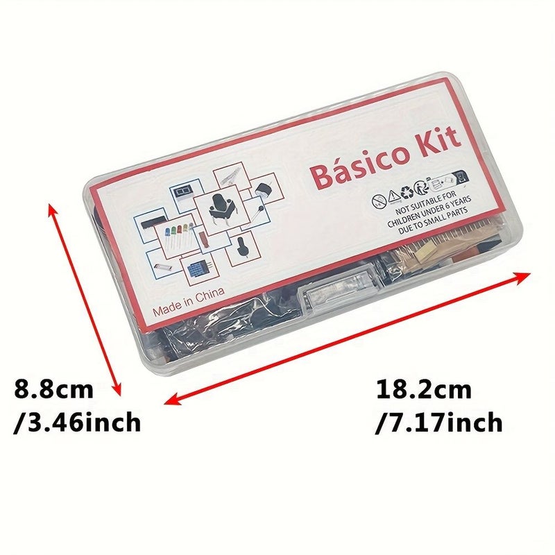 Uno R3 Starter Kit With 830 Hole Breadboard And Resistor Electronics Learning Set - Image 2