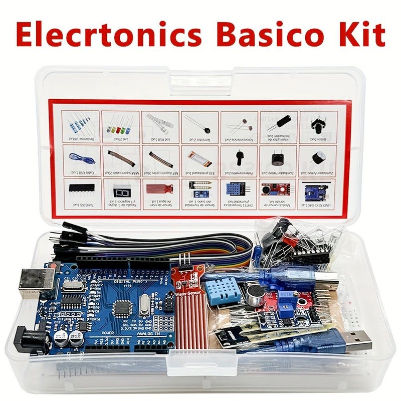 Uno R3 Starter Kit With 830 Hole Breadboard And Resistor Electronics Learning Set - Image 3