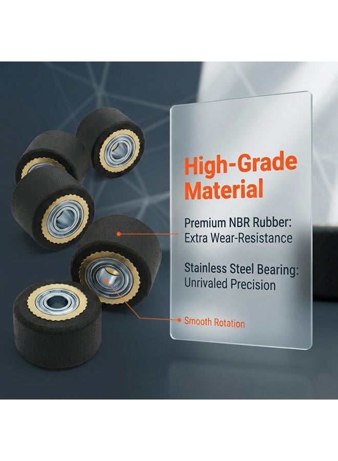 MCWlaser 5pcs HQ Pinch Roller for Roland GCC LiYu RABIT Pcut Mimaki Graphtec Iolion Cutter Plotter 4x11x16 - Image 4
