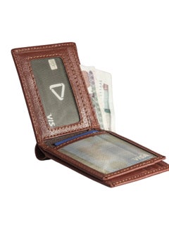 Generic Engraved Leather (RO 102) Men Wallet- top leather Wallet Valentine's Day Gift For Husband Boyfriend - Birthday Gift For Son From Mom And Dad. Black  - Image 1