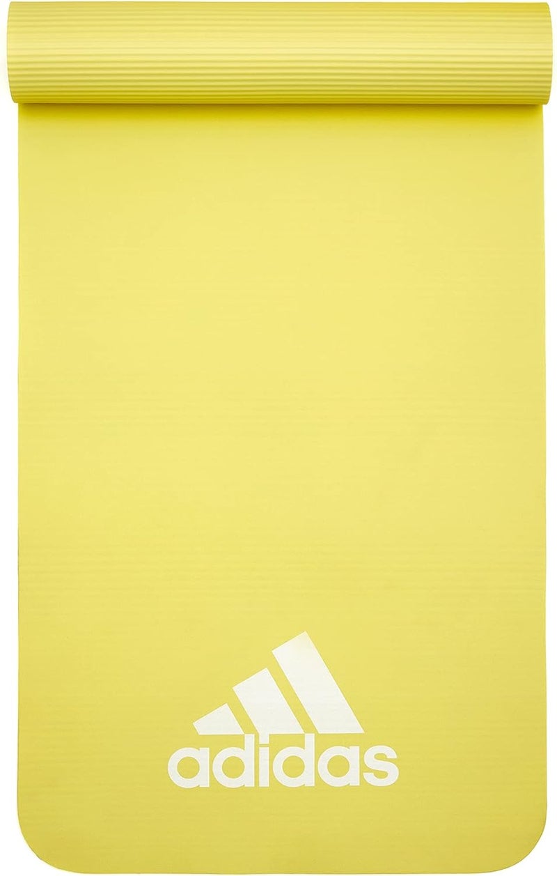 Adidas 7mm Yoga Mat – Pulse Yellow Non-Slip Cushion Mat for Yoga, Pilates & Home Exercise - SEO Friendly Long Title - Image 2