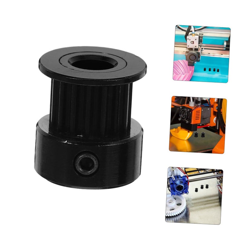 Black Timing Belt Pulley Kit 5PCS 1 60X1 50X1 50CM For Printer Drive Efficient Transmission - Image 5