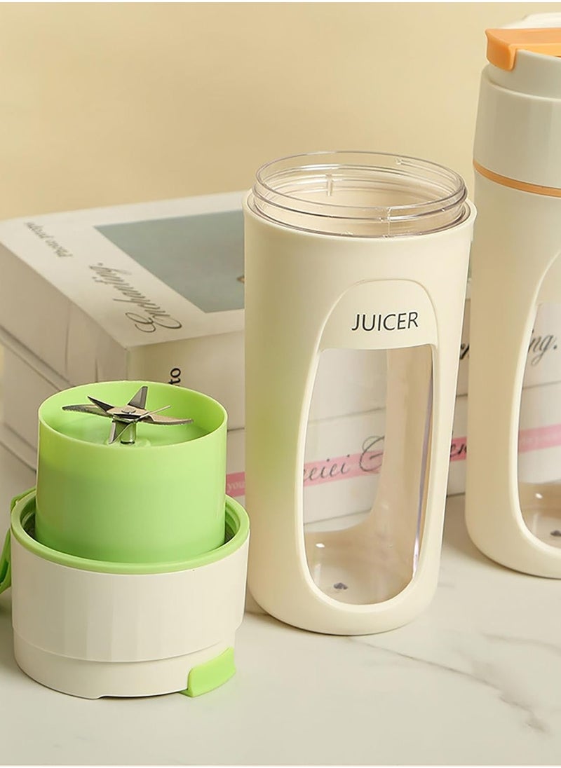 Raxoom - Portable Juice Blender Bottle | Personal USB Rechargeable Mini Blender Shipper for Shakes and Smoothies | Fresh Fruit Electric Juice Mixer for Travel, Gym, Office and Sports 340ML - Image 1