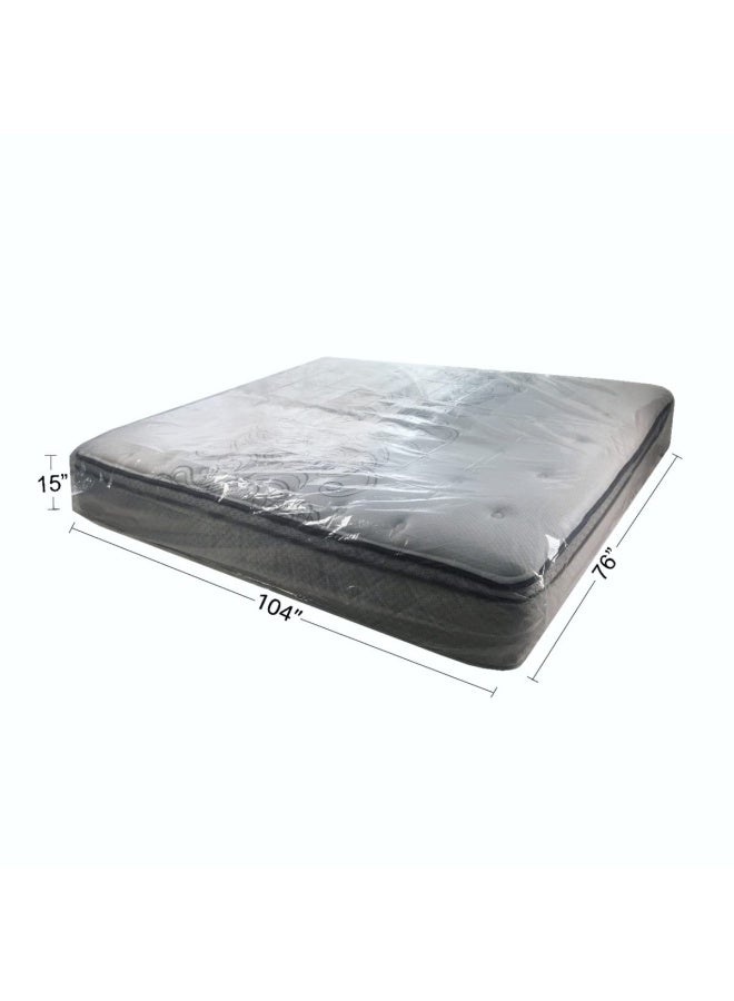 Uboxes uBoxes Moving Supplies King Mattress Cover Bag 76  x 15  x 104   Clear  - Image 2