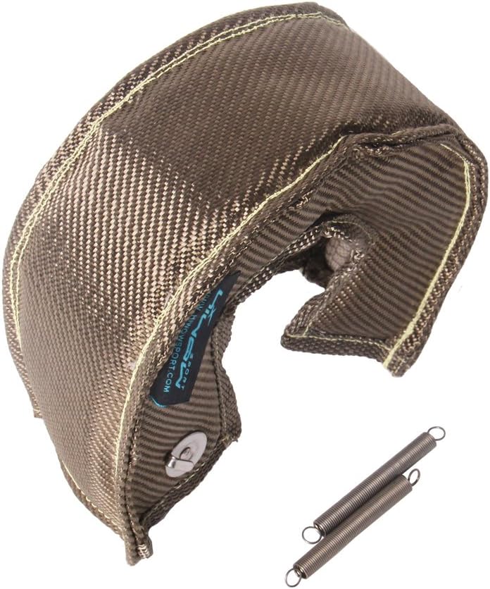 HiwowSport FireShield Titanium Turbo Blanket for T3 Turbocharger Heat Shield Cover - Image 5