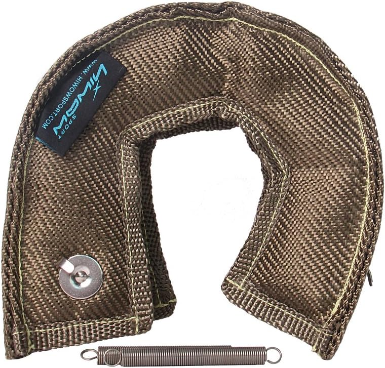 HiwowSport FireShield Titanium Turbo Blanket for T3 Turbocharger Heat Shield Cover - Image 2