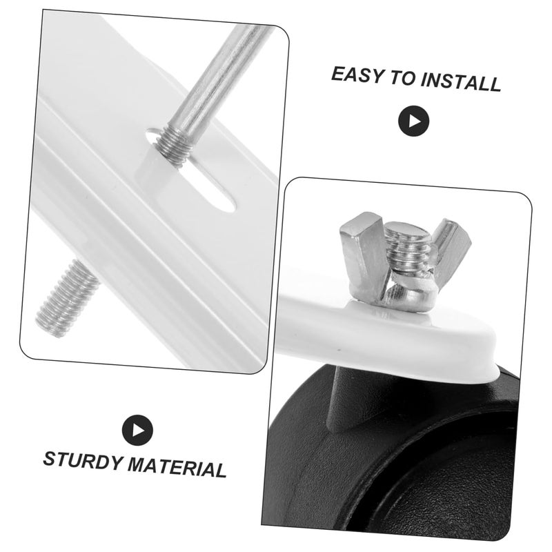 Caster Wheels For Electric Radiators Swivel Oil Heater Support Bracket Mobility Kit - Image 3
