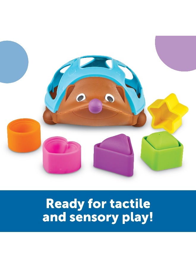 ليرننج ريسورسز موارد التعلم سبايك، لعبة فرز الأشكال، القنفذ ذو المهارات الحركية الدقيقة، مكونة من 7 قطع، لفرز الأشكال والتلاعب بها للأطفال الصغار، تُنمّي المهارات الحركية الدقيقة واللون والمهارات الحسية، للأعمار من 18 شهرًا فما فوق - Image 3