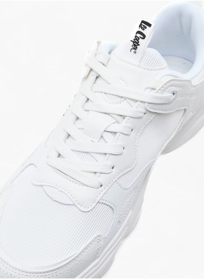 Lee Cooper Men's Panelled Sneakers with Lace-Up Closure  - Image 4