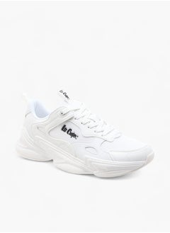 Lee Cooper Men's Panelled Sneakers with Lace-Up Closure  - Image 2