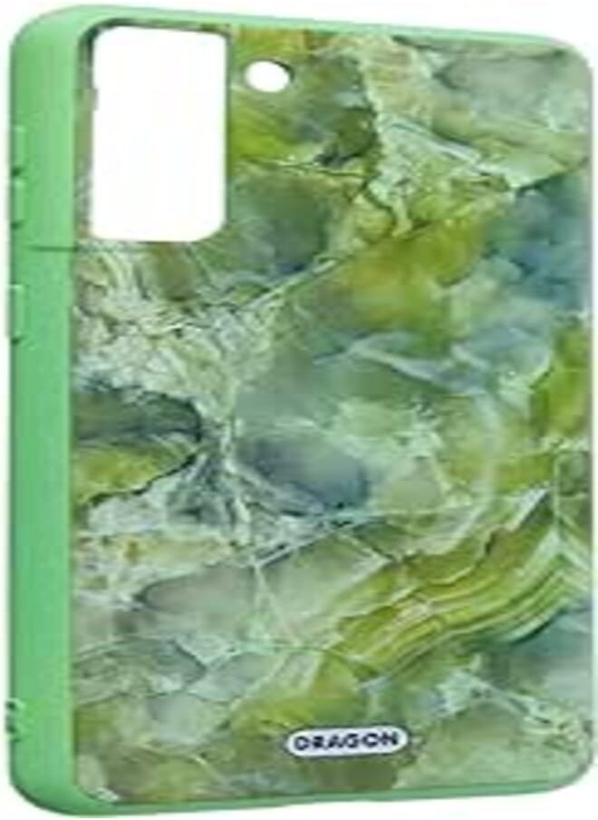 Dragon Dragon tpu back cover hard slim creative case emerald design for samsung galaxy s21 plus - multi color 