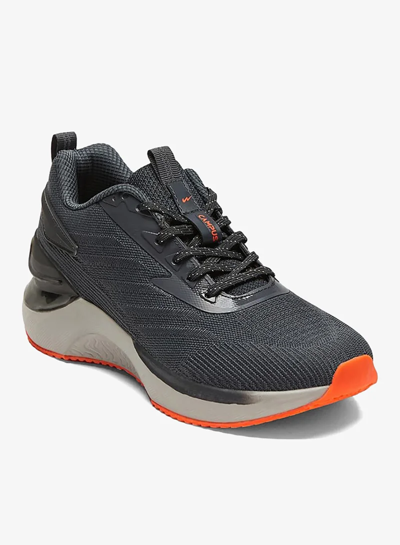 CAMPUS D.Gry/F.Orange Men's Grey Low-Top Sneakers Shoes with Orange Accent - Modern Design for All-Day Comfort for Men | Best Price UAE
