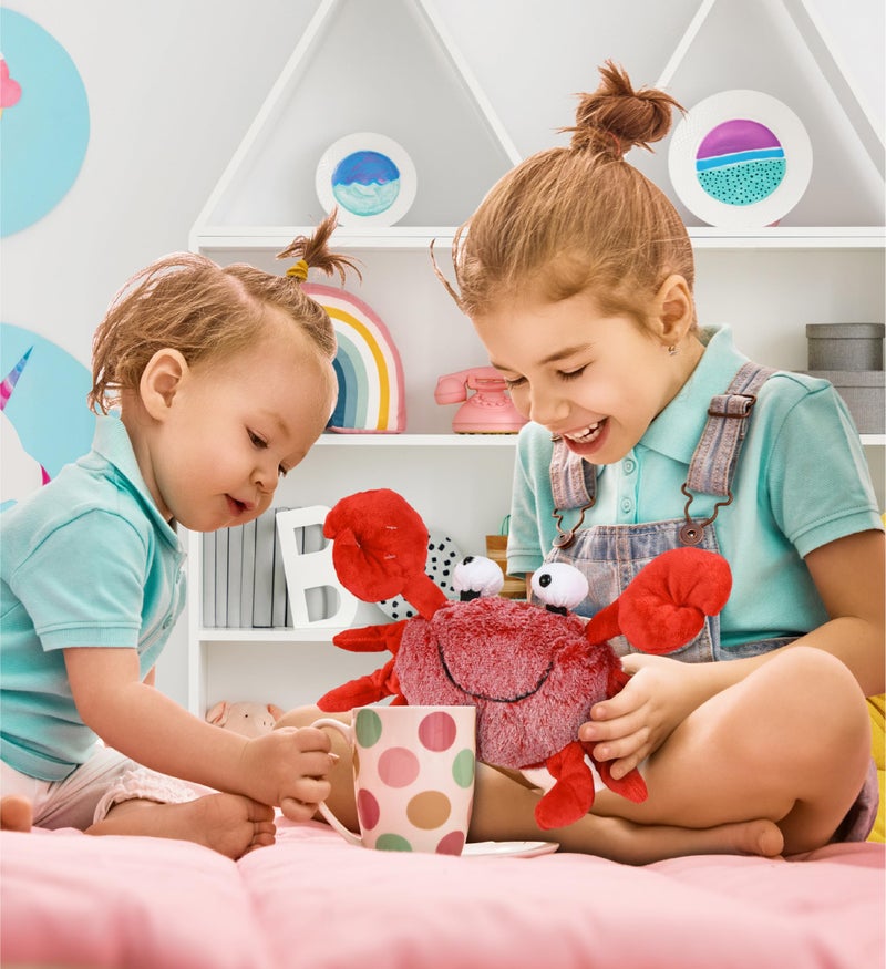 Puzzled Super Soft Red Crab Plush, 12" - Image 5