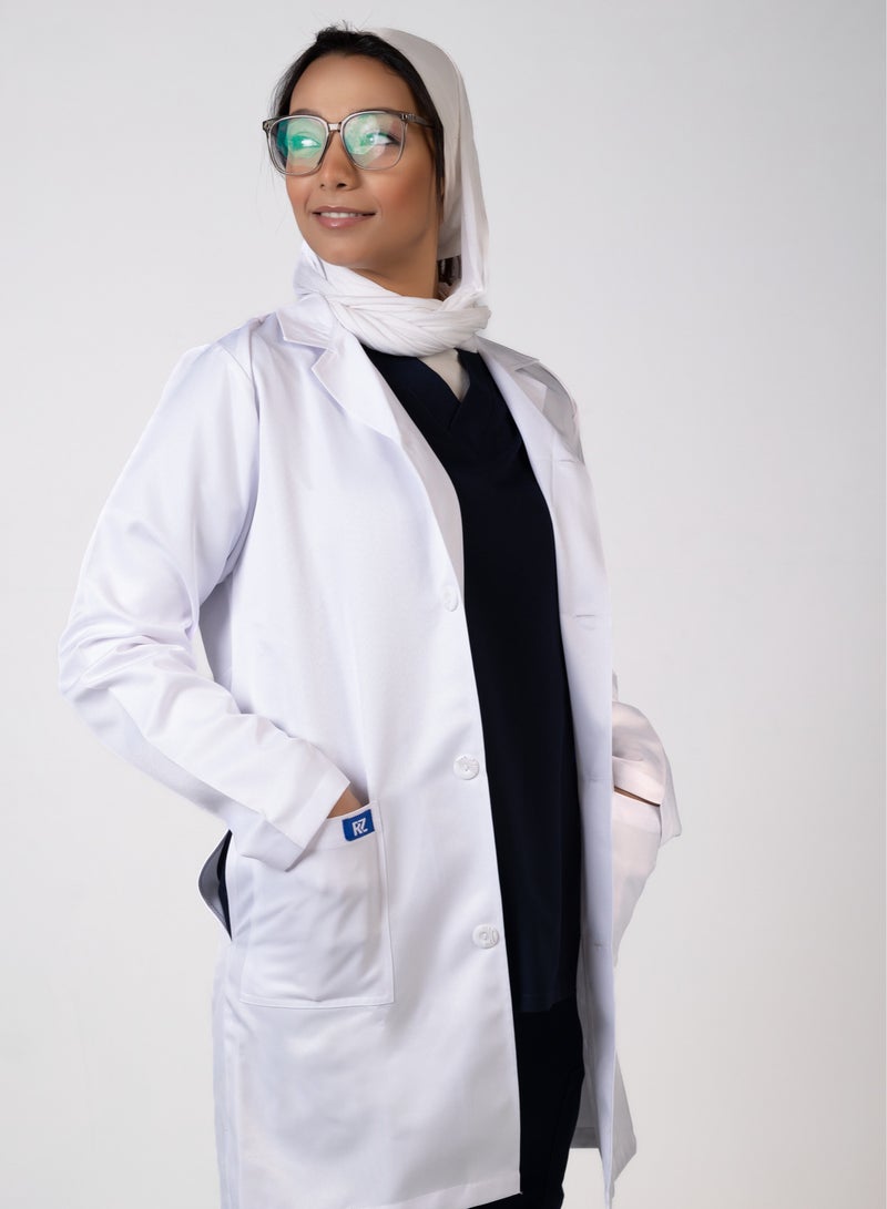 RZ A navy blue medical scrub from RZ that is comfortable, flexible and elegant  - Image 4