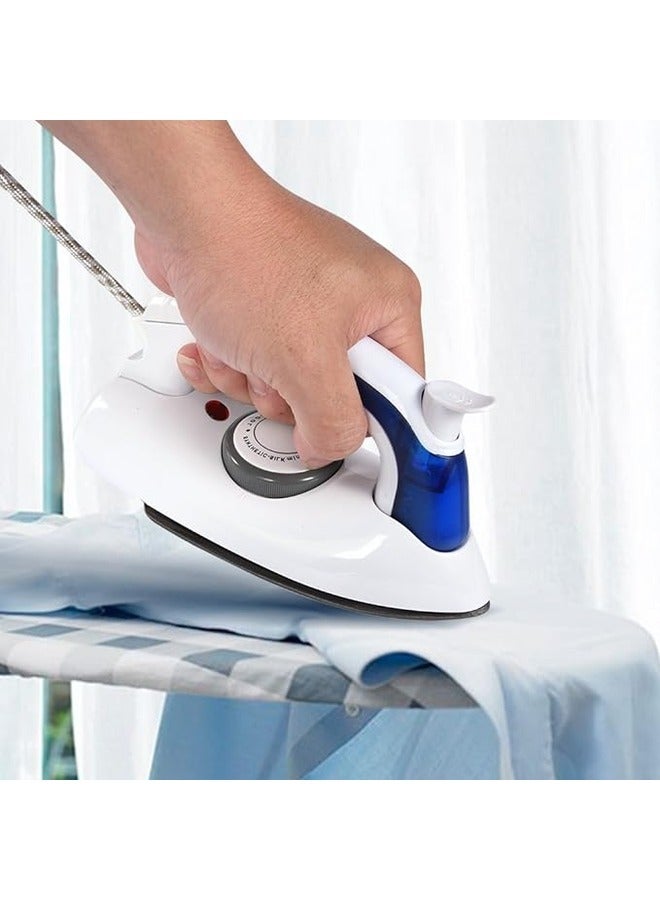 H&E ROCK Travel Iron Foldable & Portable Steam Iron, Mini Handheld Iron for Clothes Non Stick Adjustable Temperature Control Small Compact Travel Steamer (White) - Image 4