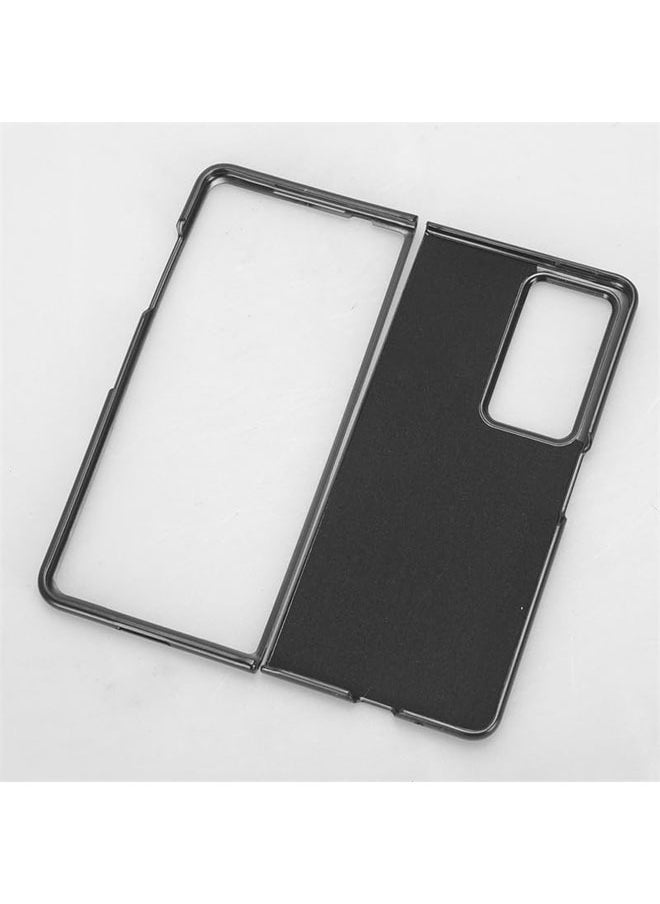 General Compatible with Honor Magic V2 Case, Retro PU Leather Ultra Slim Shockproof Back Bumper Protective Case Cover for Honor Magic V2 Phone Case  - Image 2