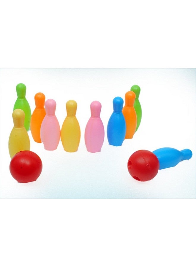 Plutofit? Bowling Game Set (10 Bottles & 2 Balls) (Multi Color) - Image 3
