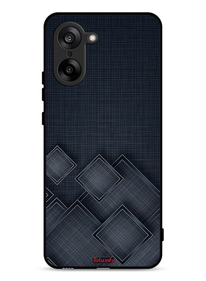 Tolwak OnePlus Nord CE5 Protective Case Cover Squares Pattern On Cloth - Image 1