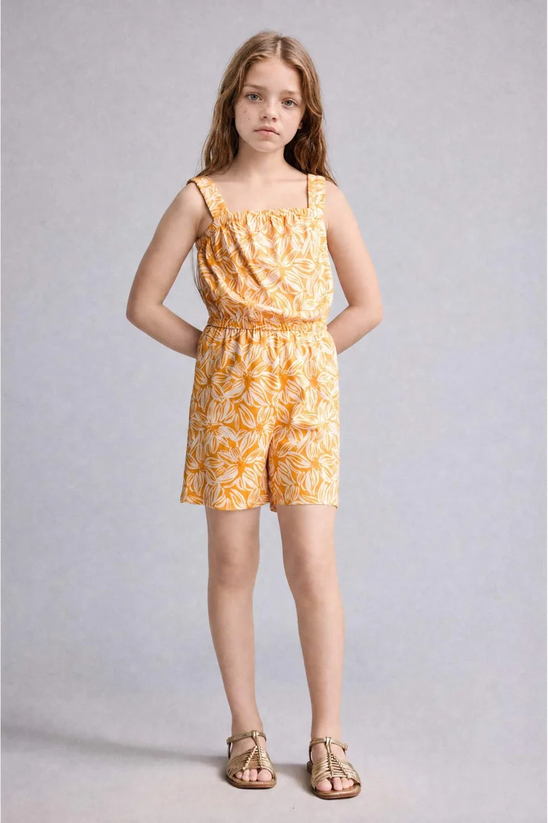 DeFacto Girl Regular Fit Sleeveless Jumpsuit