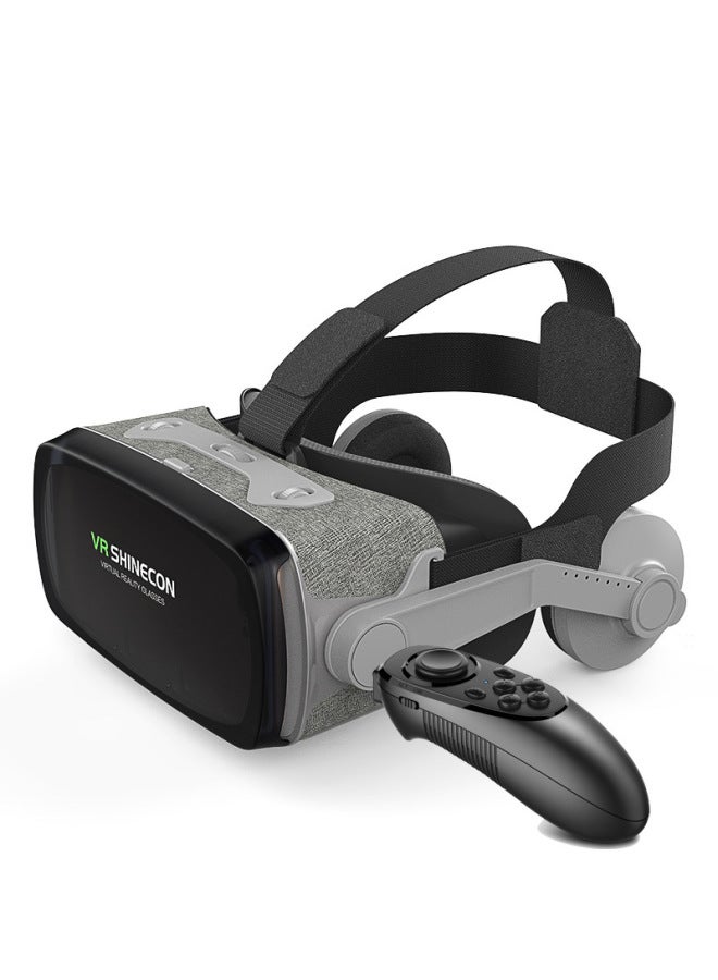 نظارات الواقع الافتراضي ألف ماجيك الجيل التاسع VR SHINECONG07E خوذة الواقع الافتراضي ثلاثية الأبعاد من القماش - اللون: G07E +052 مقبض - Image 1