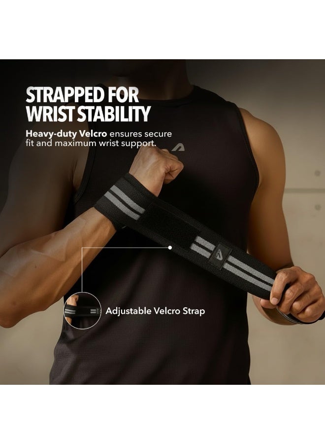 Boldfit Wrist Support Wrap for Gym & Workout – Adjustable Wrist Band for Men & Women, Weightlifting, Strength Training & Fitness Exercises - Image 4