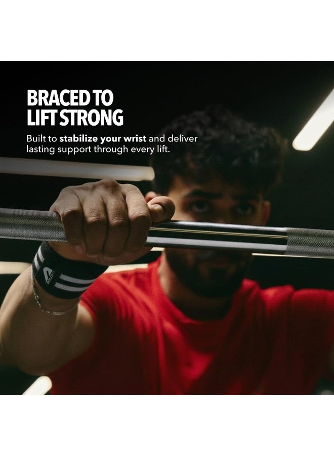 Boldfit Wrist Support Wrap for Gym & Workout – Adjustable Wrist Band for Men & Women, Weightlifting, Strength Training & Fitness Exercises - Image 5