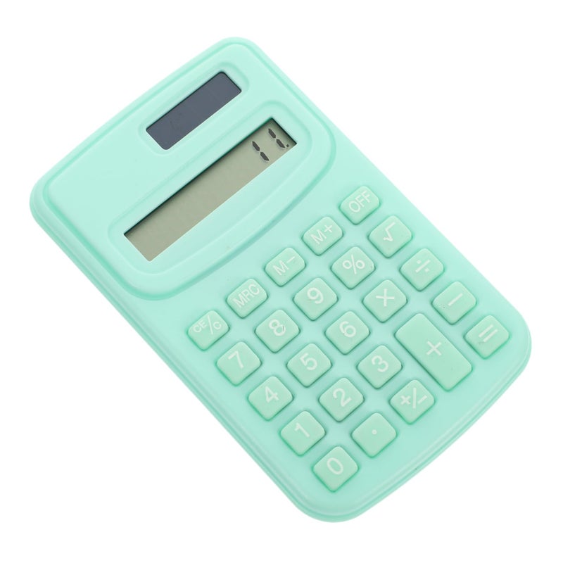 Mint Green Portable Calculator For Office And Students Lightweight Compact Design With Basic Functions - Image 2
