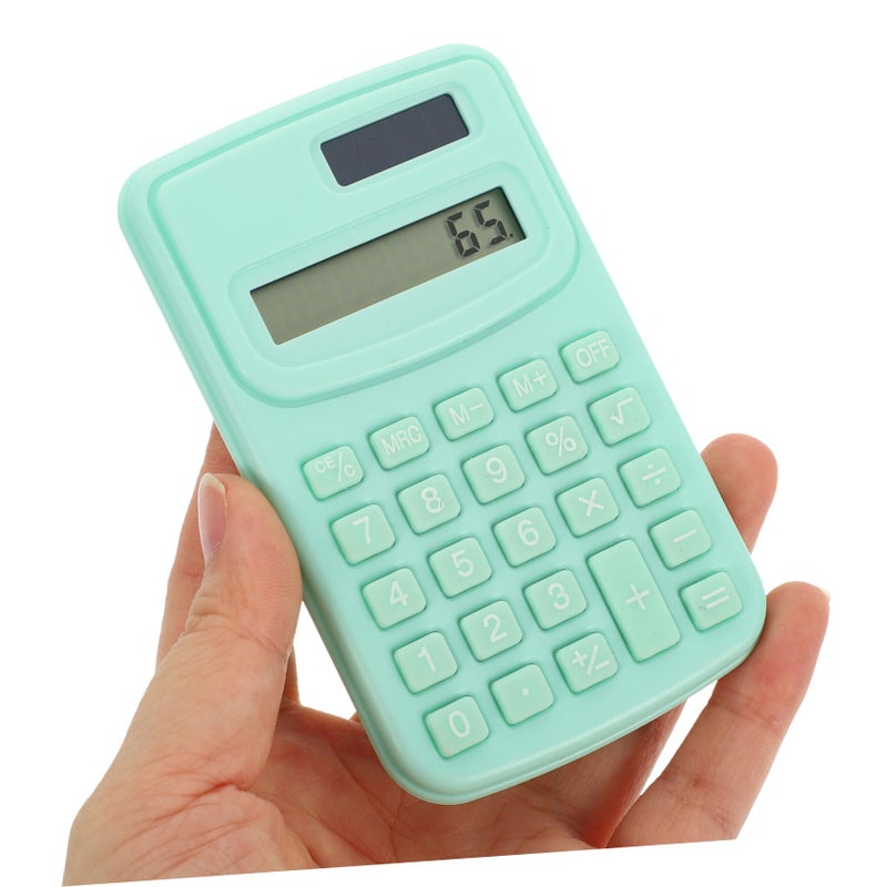 Mint Green Portable Calculator For Office And Students Lightweight Compact Design With Basic Functions - Image 5