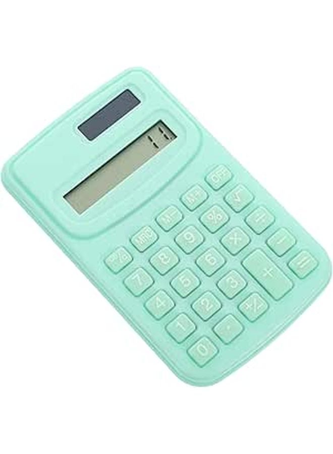 Mint Green Portable Calculator For Office And Students Lightweight Compact Design With Basic Functions - Image 1