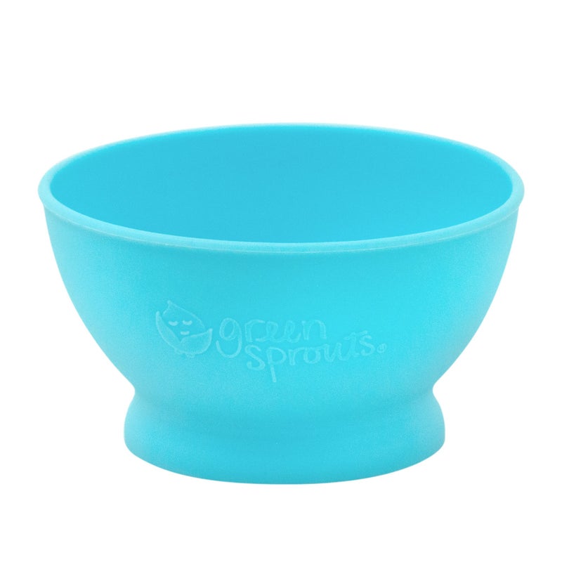 green sprouts Feeding Bowl Made from Silicone Gently Transitions Baby to pureed Food Easy to Hold, Durable, Unbreakable, Heat-Resistant Silicone, Dishwasher Safe - Image 3
