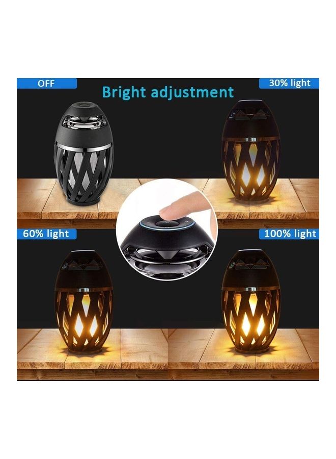 Loquat LED Flickering Flame Atmosphere Light With Bluetooth Black - Image 3