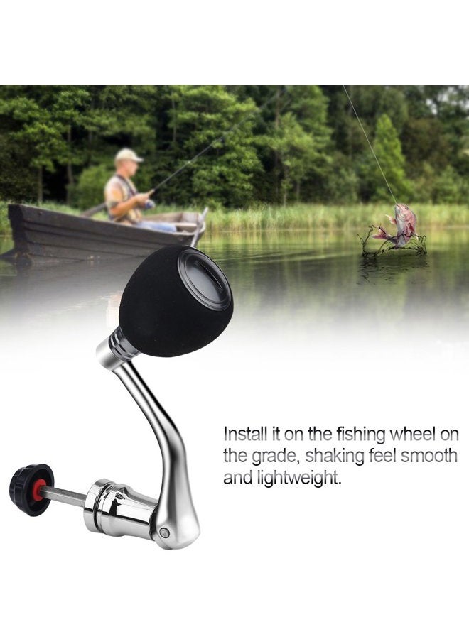Tbest Reel Handle Replacement,Fishing Spinning Reel Handle Metal Rocker Arm Reel Replacement Power Handle Grip (L Gold) Power Knob for Penn Fierce 3 Spinning Reel Handle Replacement Spinning Reel replaceme - Image 2