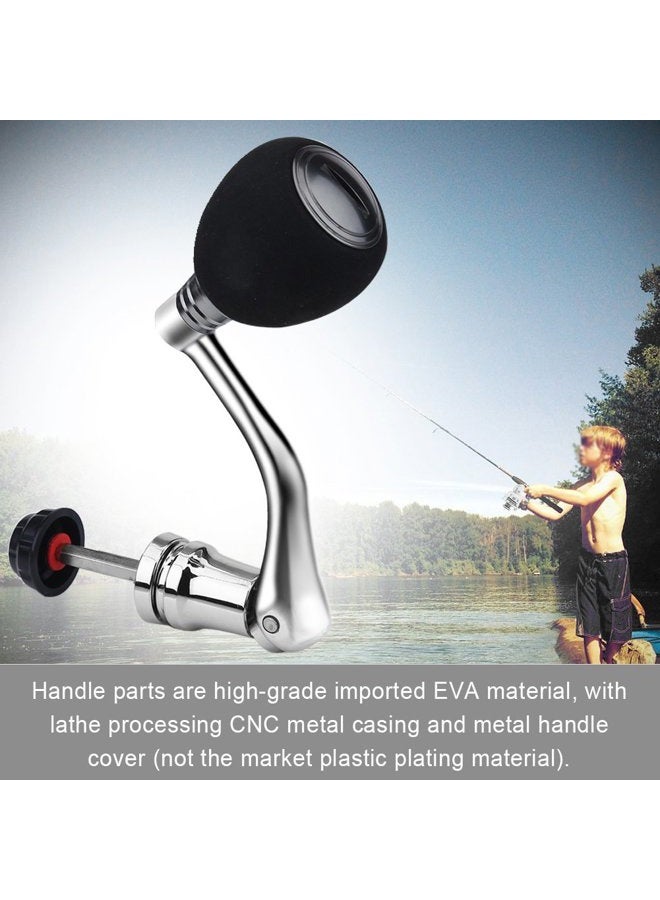 Tbest Reel Handle Replacement,Fishing Spinning Reel Handle Metal Rocker Arm Reel Replacement Power Handle Grip (L Gold) Power Knob for Penn Fierce 3 Spinning Reel Handle Replacement Spinning Reel replaceme - Image 4
