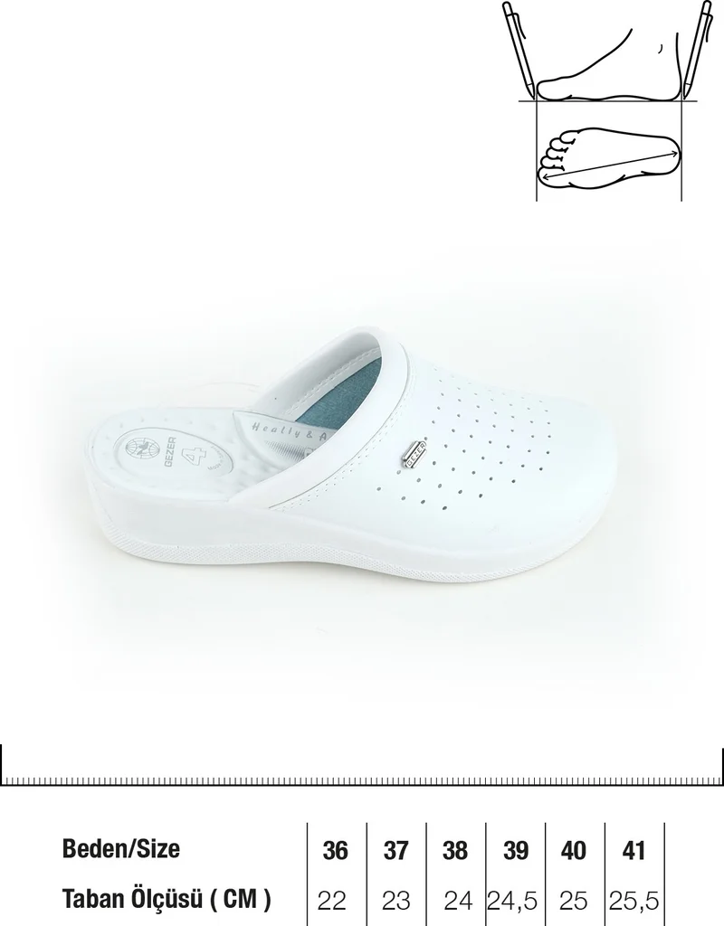 Gezer Summer Women's 4 Point Cushioned Sabo Slippers