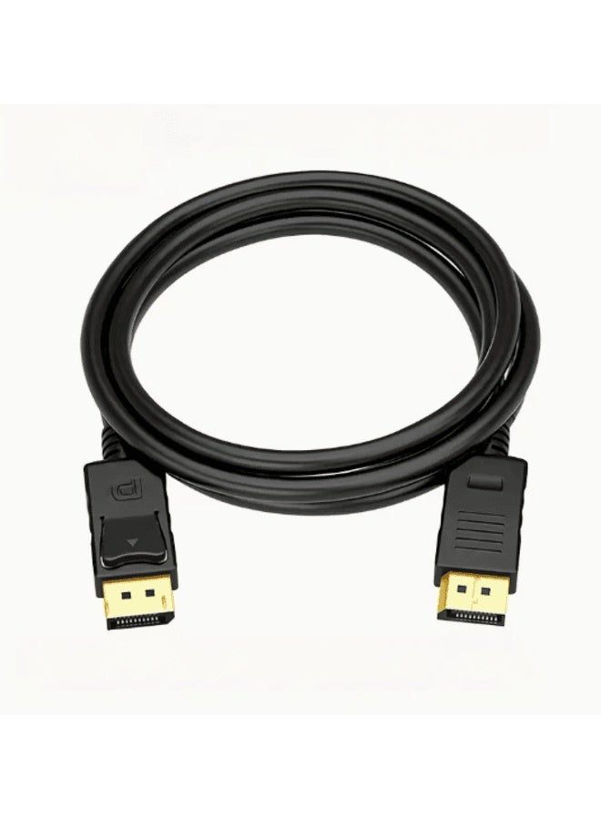 FUJISHKA DisplayPort Cable 4K, DP Male to DP Male Cable1.8m DP Computer Monitor Connection Cable, Gold-Plated DP Cable, DisplayPort Male to Male Cable for Gaming Monitor, Graphics Card, TV, PC, Laptop., Tv Connection, Pc Setup, Durable Design, Sleek Connector, Reliable Performance, Goldplated Connectors, Pc Builders, Home Office Setup Make a long product descrption 100 words - Image 3