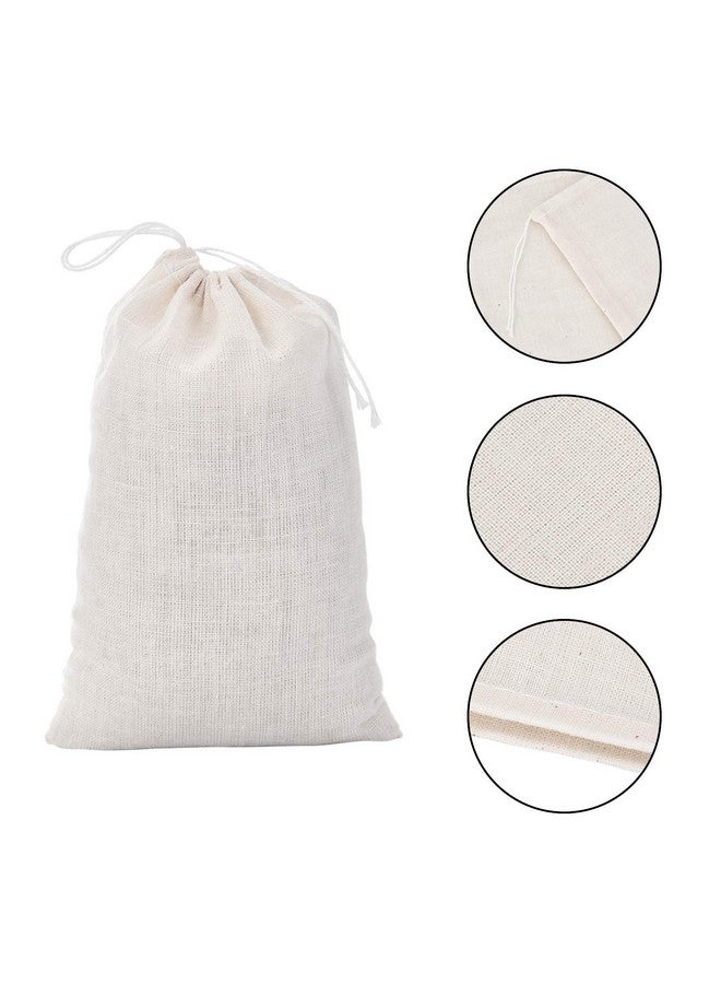 تاتو، عبوة من 200 كيس موسلين، أكياس خيش، أكياس موسلين برباط، أكياس متعددة الأغراض برباط، لتخزين الشاي والمجوهرات وحفلات الزفاف (4 × 6 بوصة) - Image 3