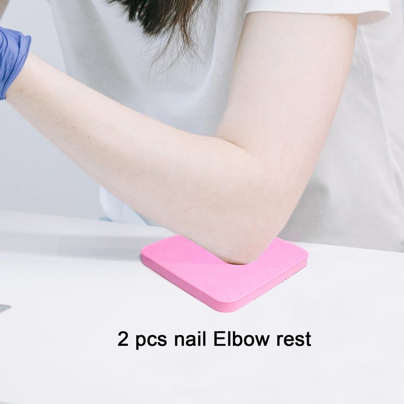 wolinspring Nail Arm Rest, Hand Rest for Nail Microfiber Soft Leather Manicure Nail Rest with Non-Slip, WOLINSPRING Professional Hand Pillow Cushion Table Desk Station for Nail Techs Use (White) - Image 5