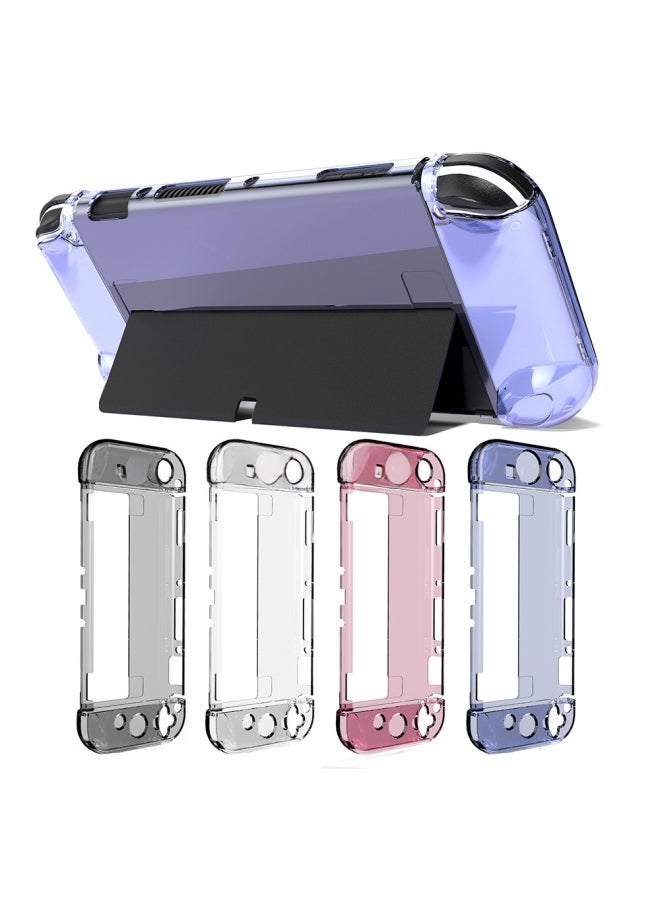 Generic Nintendo Switch Oled Protective Case Crystal Shell Switch Accessories Digital Computer Game Console Protective Cover-Product Color:Red  - Image 2