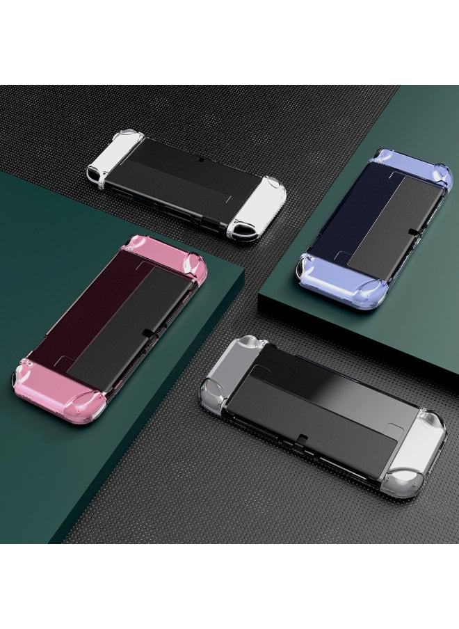 Generic Nintendo Switch Oled Protective Case Crystal Shell Switch Accessories Digital Computer Game Console Protective Cover-Product Color:Red  - Image 5