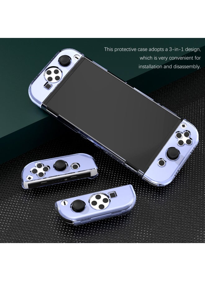Generic Nintendo Switch Oled Protective Case Crystal Shell Switch Accessories Digital Computer Game Console Protective Cover-Product Color:Red  - Image 4