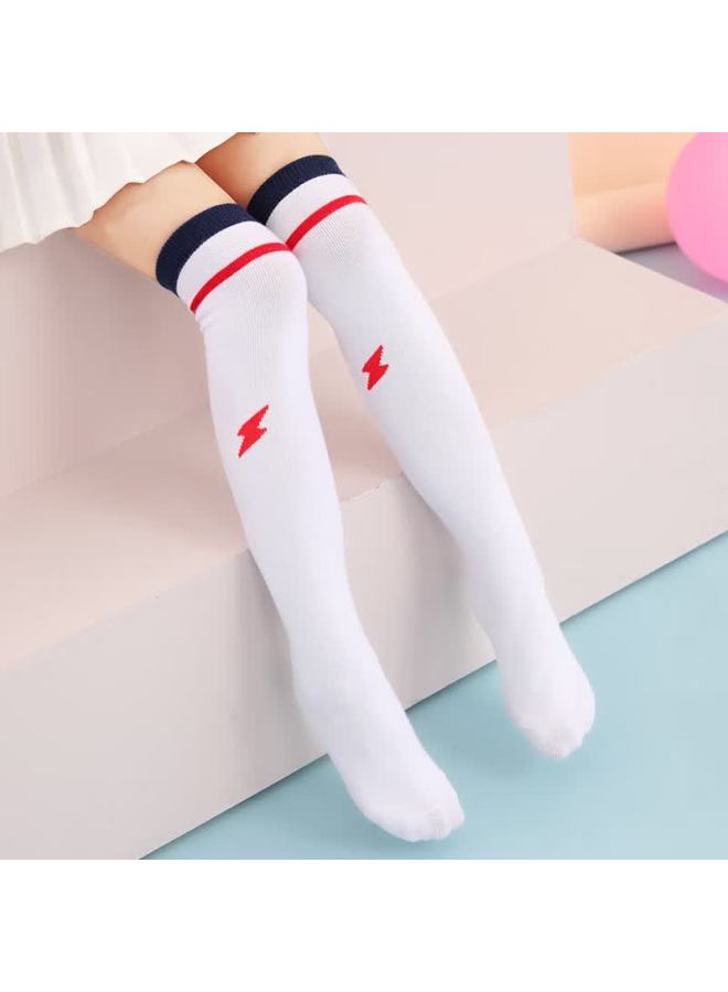 Barbie Girls Over-the-knee Socks Children's Long Tube Socks Mid-calf Socks High Tube Socks Spring And Autumn Student Half-leg Socks Autumn And Winter Cotton Socks - Image 2