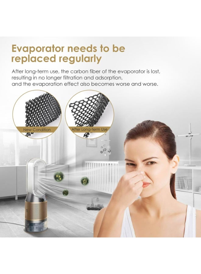 Oasisgalore 1 Pack 2-IN-1 Replacement Carbon Fiber Evaporator Filter Compatible for Dyson PH01 PH02 PH03 PH04 PH3A Models Humidify+Cool Air Purifiers, Orange - Image 4
