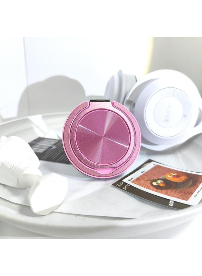 Transparent 360-Degree Rotating Magnetic Phone Stand Compatible With Apple 15 Pro Magsafe Wireless Ring Holder Plastic Universal Style-Color:Black  - Image 4