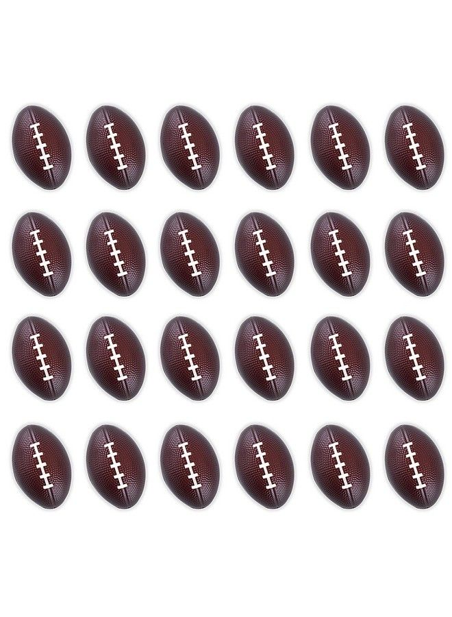 Super Z Outlet Mini Foam Sports Balls 24 Pack Balls For Kids Adults Mini Baseball Football Basketball Soccer Stress Ball Bulk Toy Little Big Game Party Decoration Balls Small Foam Relaxable Balls (Football) - Image 2